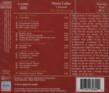 CD Maria Callas: A Portrait