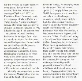 2CD Maria Callas: Armida (Live Recording: Firenze, 1952)