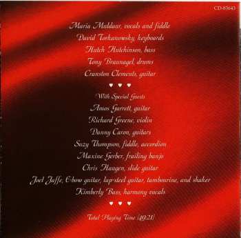 CD Maria Muldaur: Sings Love Songs Of Bob Dylan - Heart Of Mine