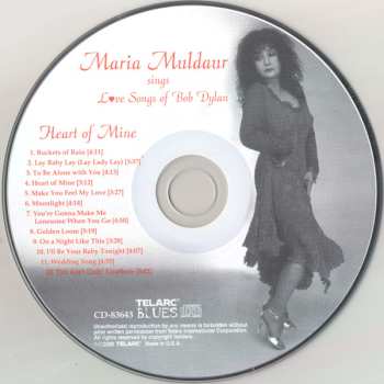 CD Maria Muldaur: Sings Love Songs Of Bob Dylan - Heart Of Mine