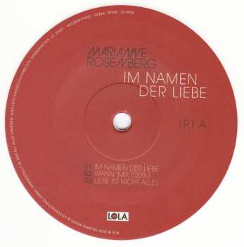 2LP Marianne Rosenberg: Im Namen Der Liebe CLR