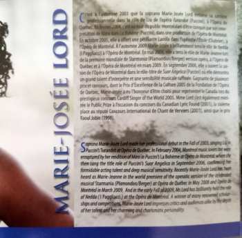 CD Marie-Josée Lord: Marie-Josée Lord