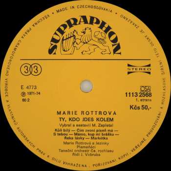 LP Marie Rottrová: Ty, Kdo Jdeš Kolem