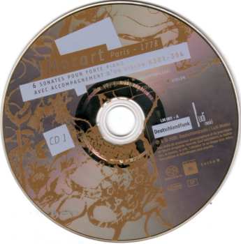 2CD Anton Steck:  Mozart, Paris 1778 - 6 Sonates Pour Forté Piano Avec Accompagnement D'Un Violon K301 - 306