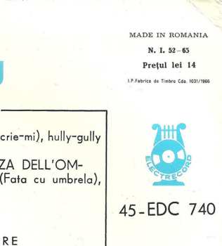 SP Marieta Bătrînu: Son Finite Le Vacanze / Quando Sogno / La Ragazza Dell'Ombrellone