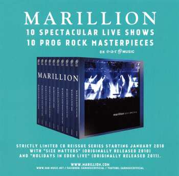 CD Marillion: Living In F E A R LTD