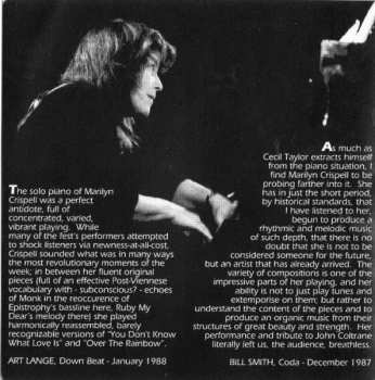 CD Marilyn Crispell: Labyrinths