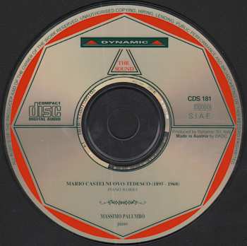 CD Mario Castelnuovo Tedesco: Piano Works