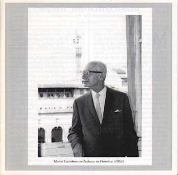 CD Mario Castelnuovo Tedesco: Piano Works