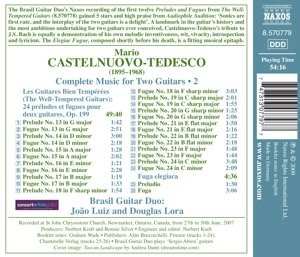 CD Mario Castelnuovo Tedesco: Music For Two Guitars • 2