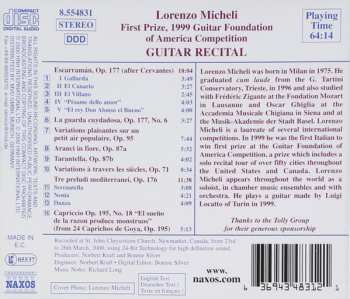 CD Mario Castelnuovo Tedesco: Guitar Recital