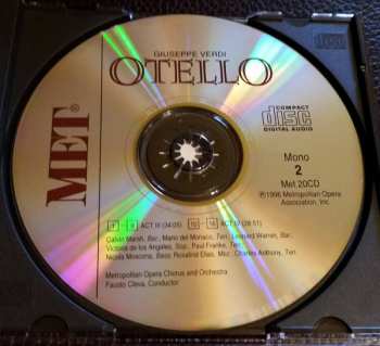 2CD Giuseppe Verdi: Otello - Metropolitan Opera Historic Broadcast Recording March 8, 1958