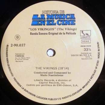 LP Mario Nascimbene: Los Vikingos (The Vikings) (Banda Sonora Original De La Película)