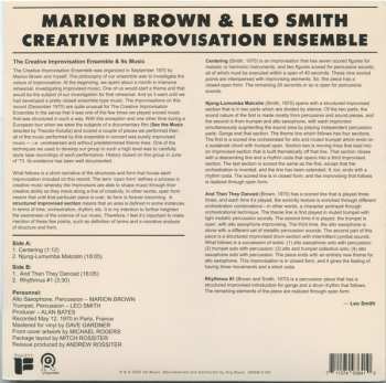 LP Wadada Leo Smith: Creative Improvisation Ensemble CLR