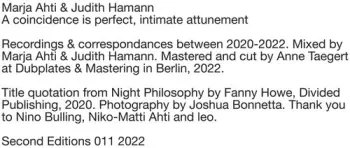 A Coincidence Is Perfect, Intimate Attunement