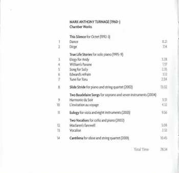 CD Mark-Anthony Turnage: This Silence: Chamber Works