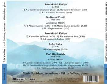 CD Viktor Valkov: À La Manière  