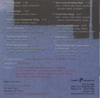 CD Mark Masters Ensemble:  Porgy And Bess Redefined