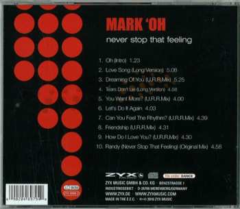 CD Mark 'Oh: Never Stop That Feeling