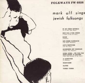 CD Mark Olf: Jewish Folksongs Vol. 1