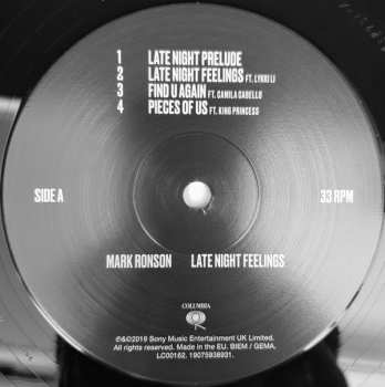2LP Mark Ronson: Late Night Feelings