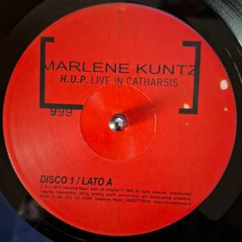 2LP Marlene Kuntz: H.U.P Live In Catharsis