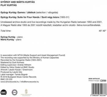 CD Márta And György Kurtág: Play Kurtág