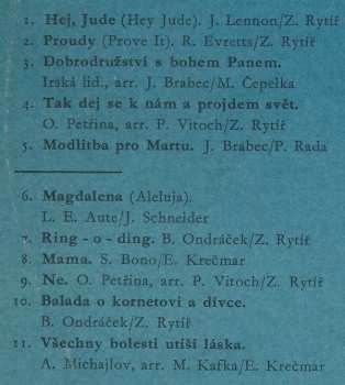 LP Marta Kubišová: Songy A Balady