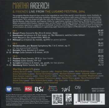 3CD/Box Set Martha Argerich And Friends: Live From Lugano 2014