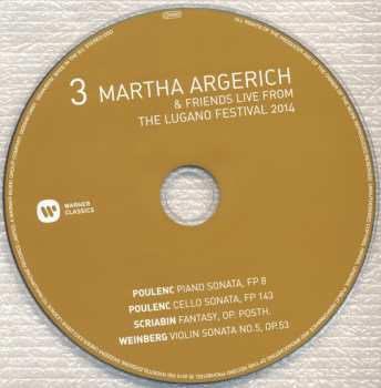 3CD/Box Set Martha Argerich And Friends: Live From Lugano 2014