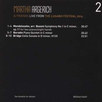 3CD/Box Set Martha Argerich And Friends: Live From Lugano 2014