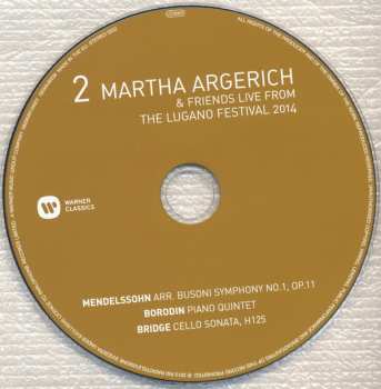 3CD/Box Set Martha Argerich And Friends: Live From Lugano 2014