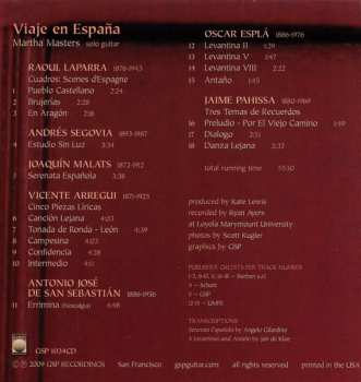 CD Martha Masters: Viaje En España