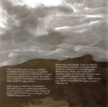 CD Martha Wainwright: I Will Internalize