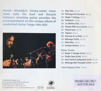 CD Martin Alvarado: Guitar Tango: Más Allá