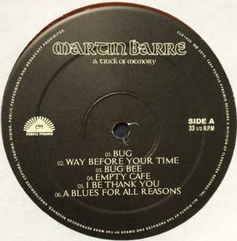 LP Martin Barre: A Trick Of Memory LTD | CLR