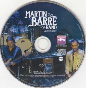 2CD Martin Barre Band: Live At The Wildey