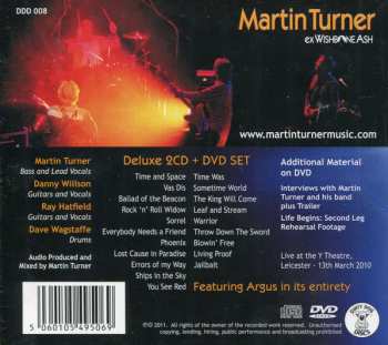 2CD/DVD Martin Turner: Life Begins Tour