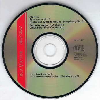 CD Bohuslav Martinů: Symphony No. 5 • Fantaisies Symphoniques (Symphony No. 6)