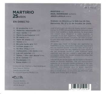 CD Martirio: 25 Años (En Directo)