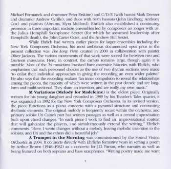 CD Marty Ehrlich Large Ensemble: A Trumpet In The Morning