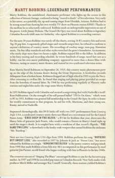 DVD Marty Robbins: Legendary Performances