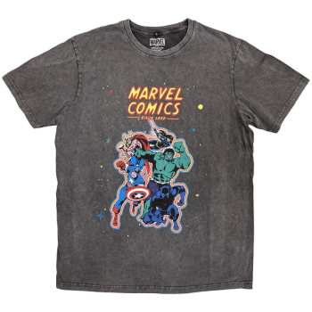 Merch Marvel Comics: Stone Wash Tričko Avengers