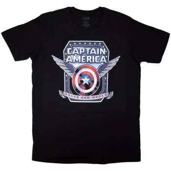 Merch Marvel Comics: Tričko Captain America Brave New World Shield