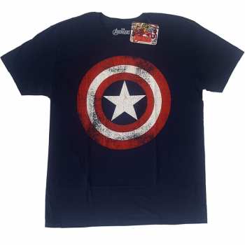 Merch Marvel Comics: Tričko Captain America Distressed Shield 