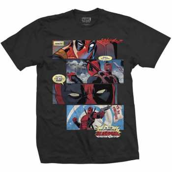 Merch Marvel Comics: Tričko Deadpool Strips 