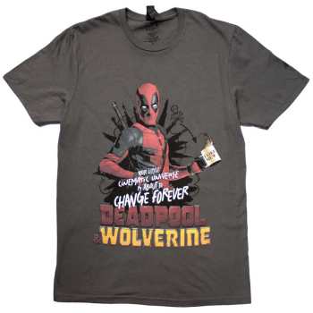Merch Marvel Comics: Marvel Comics Unisex T-shirt: Deadpool & Wolverine Change Universe (large) L