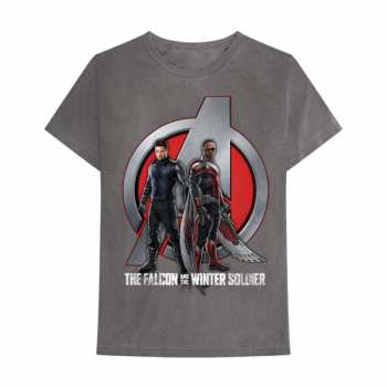 Merch Marvel Comics: Tričko Falcon & Winter Soldier A Logo Marvel Comics  M