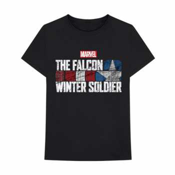 Merch Marvel Comics: Tričko Falcon & Winter Soldier Text Logo Marvel Comics  S