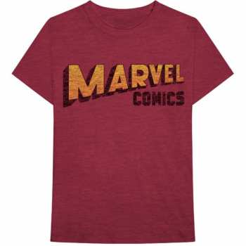 Merch Marvel Comics: Tričko Warped Logo Marvel Comics  S